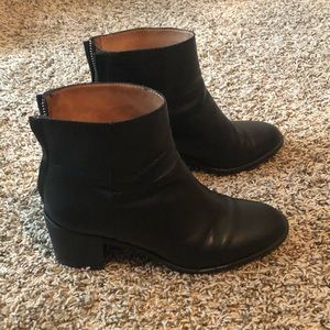 Madewell Pauline boots in black leather